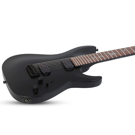 Damien 7 - Satin Black Schecter