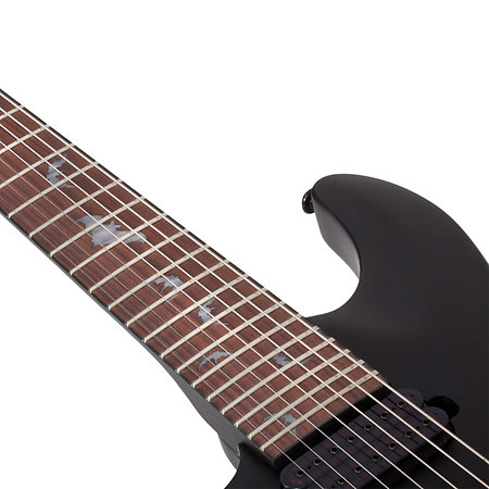 Damien 7, gaucher - Satin Black Schecter