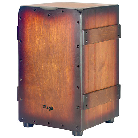 Stagg CAJ-CRATE-SBB - Cajón Crate sunburst brun