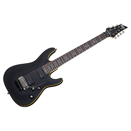 Schecter Demon 7 Floyd - Aged Black Satin