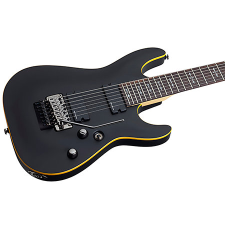 Demon 7 Floyd - Aged Black Satin Schecter