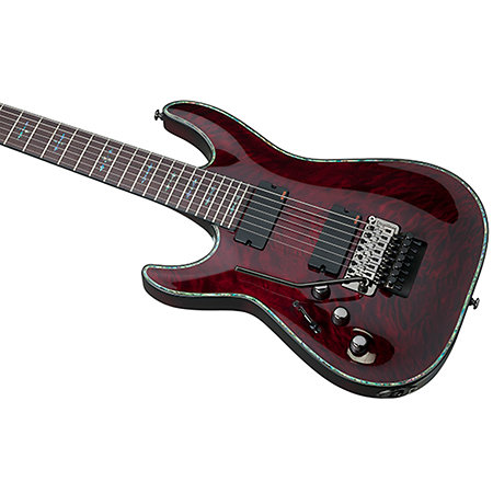 Hellraiser C-7 Floyd, gaucher - Black Cherry Schecter