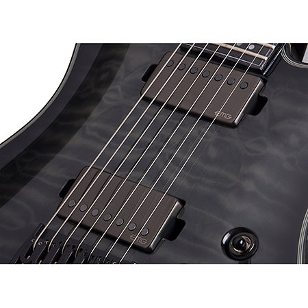 Hellraiser Hybrid PT-7 - Trans Black Burst Schecter