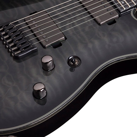 Hellraiser Hybrid PT-7 - Trans Black Burst Schecter