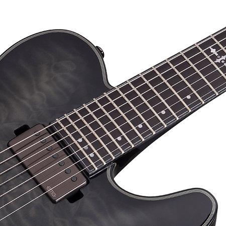 Hellraiser Hybrid PT-7 - Trans Black Burst Schecter