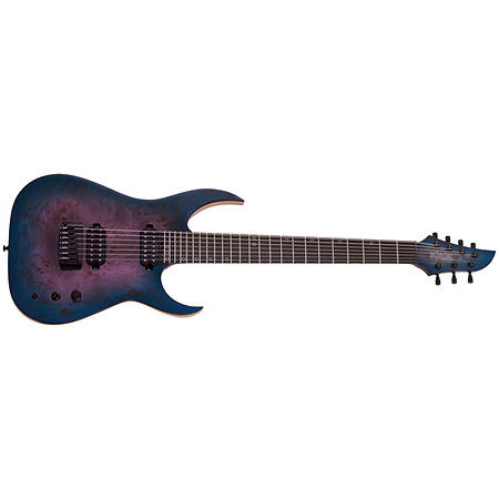Keith Merrow KM-7 MK-III Artist - Blue Crimson Pearl Schecter