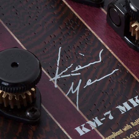 Keith Merrow KM-7 MK-III Artist - Blue Crimson Pearl Schecter