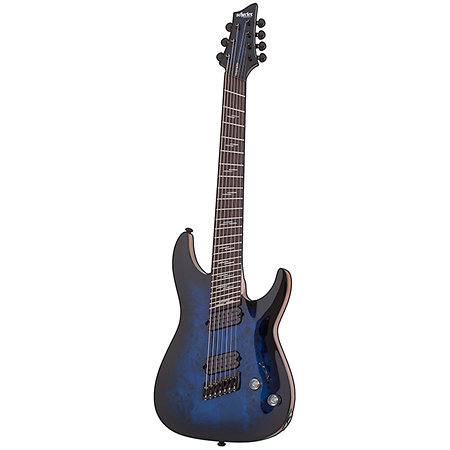 Omen Elite 7 Multi-scale - See Thru Blue Burst Schecter