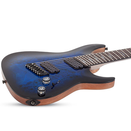 Omen Elite 7 Multi-scale - See Thru Blue Burst Schecter