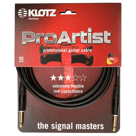 Klotz Câble Jack TS / Jack TS or PRO ARTIST 3m