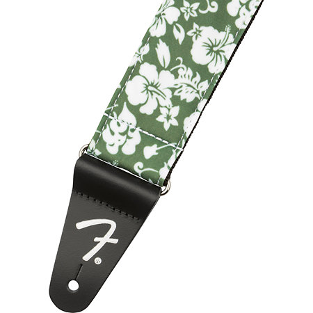 Fender Hawaiian Strap 2" Green Floral