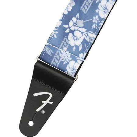 Fender Hawaiian Strap Blue Floral 2"