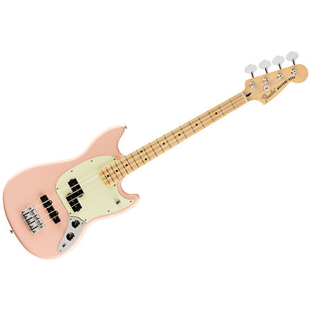 Fender Limited Edition Player Mustang Bass PJ MN Shell Pink