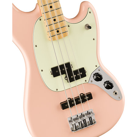 Limited Edition Player Mustang Bass PJ MN Shell Pink Fender