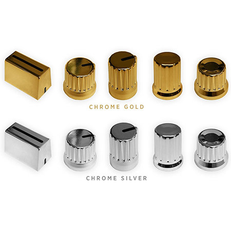DJ TechTools Chroma Caps Thin Encorder V2 Chrome Gold
