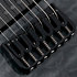 Hellraiser C-7 Hybrid, gaucher - Trans Black Burst Schecter