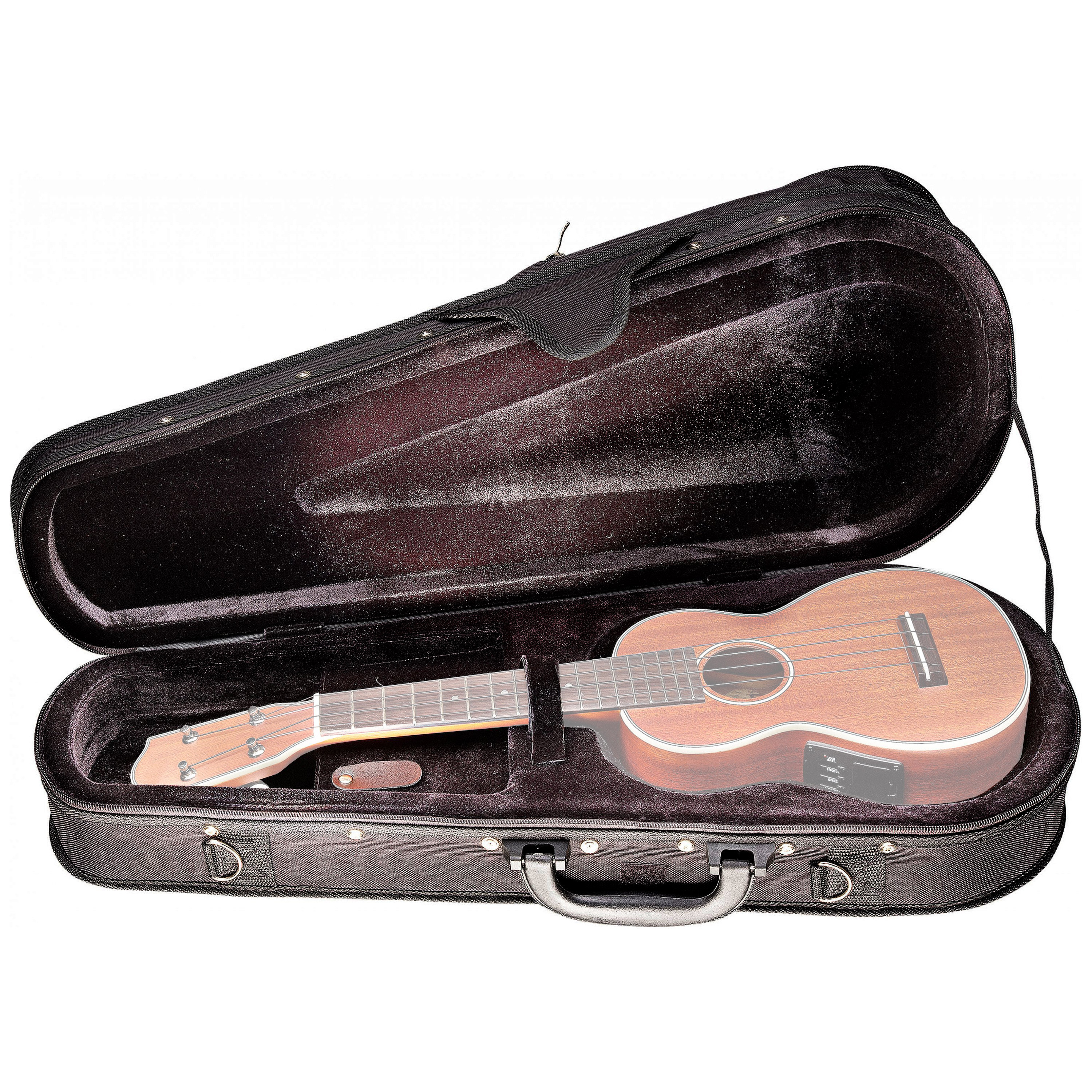 Kinsman KUS1 Étui Rigide Ukulélé Soprano - Noir, Protection Ultra Légère Et Stylée