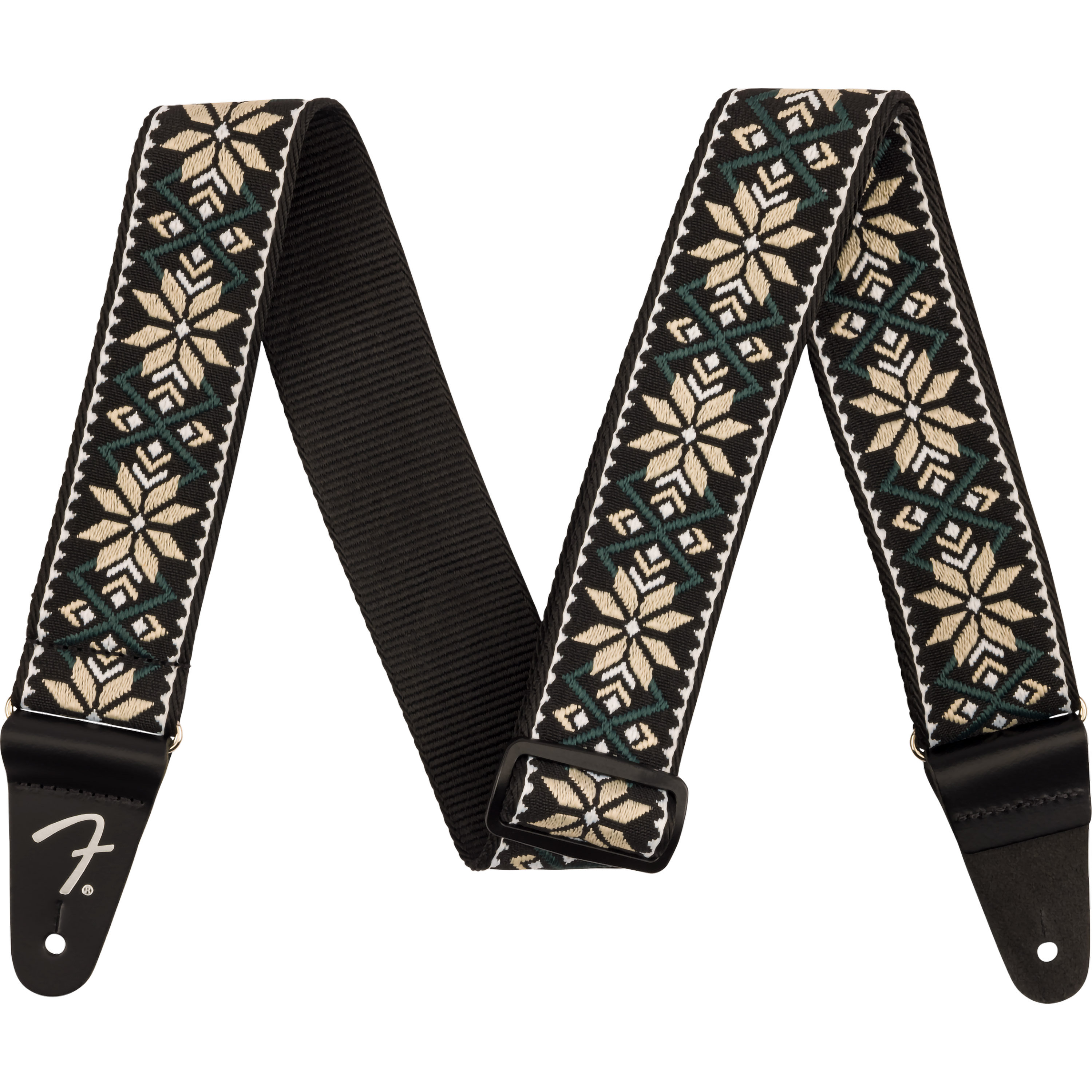 Fender Pasadena Woven Strap Yellow Snowflake Sangle Guitare SonoVente fender-pasadena-woven-strap-yellow-snowflake-sangle-guitare-sonovente