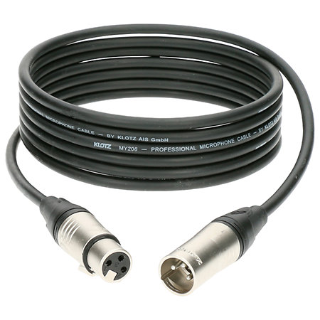 Micro Câble Split Y avec Mâle Femelle Connecteurs XLR 20cm