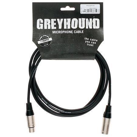 Câble Greyhound XLR mâle/femelle, 1m Klotz
