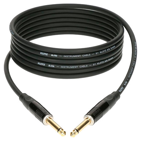 Klotz Câble professionnel pour instrument Jack 6.36mm droits 3m