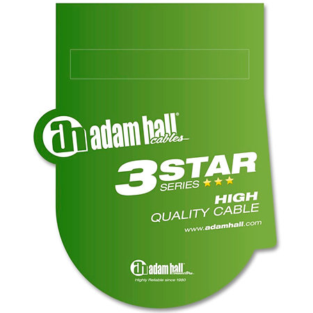 Câble XLR Femelle 3b - Jack Mâle mono 3m Adam Hall
