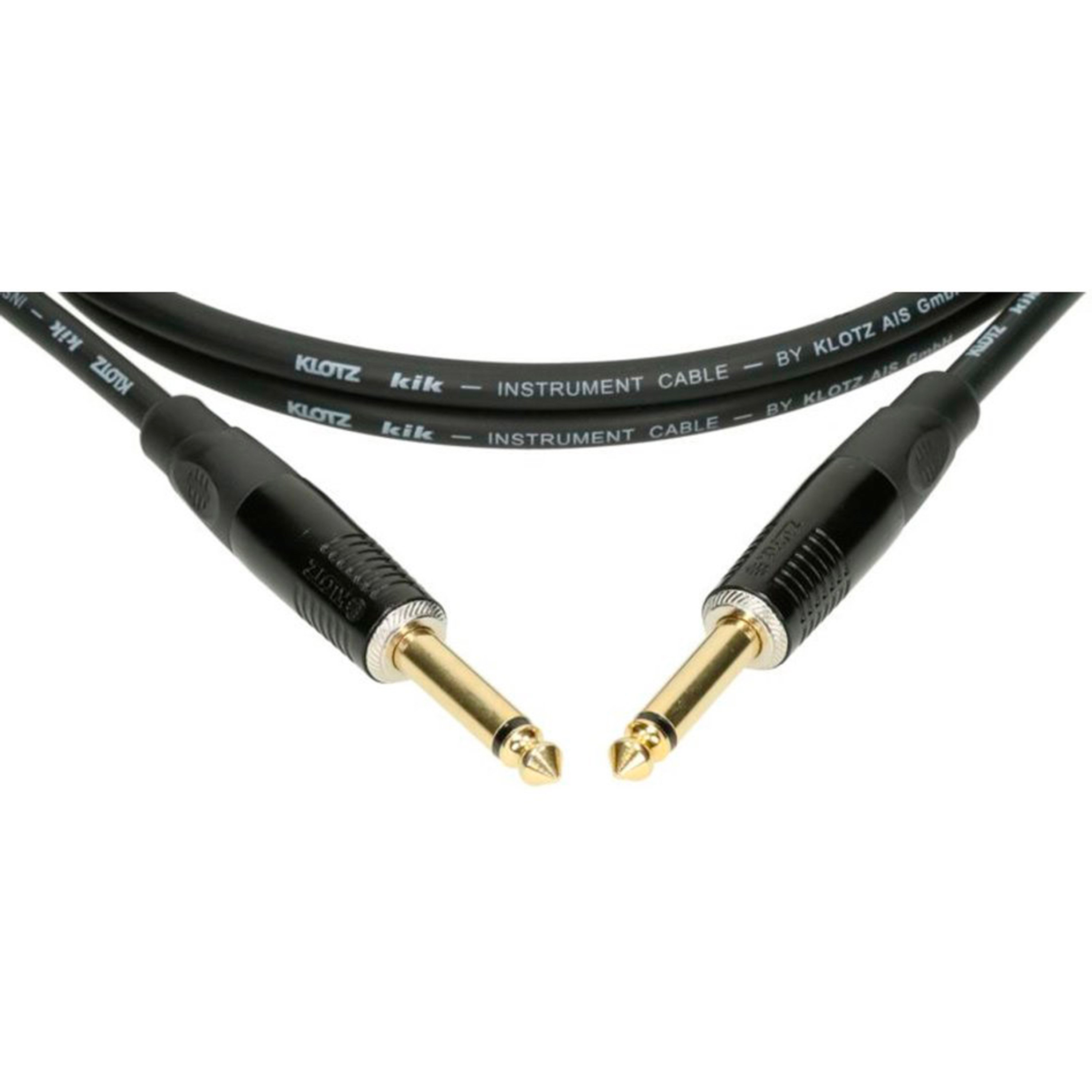 Klotz Câble professionnel pour instrument Jack 6.36mm droits 3m - Câble ...