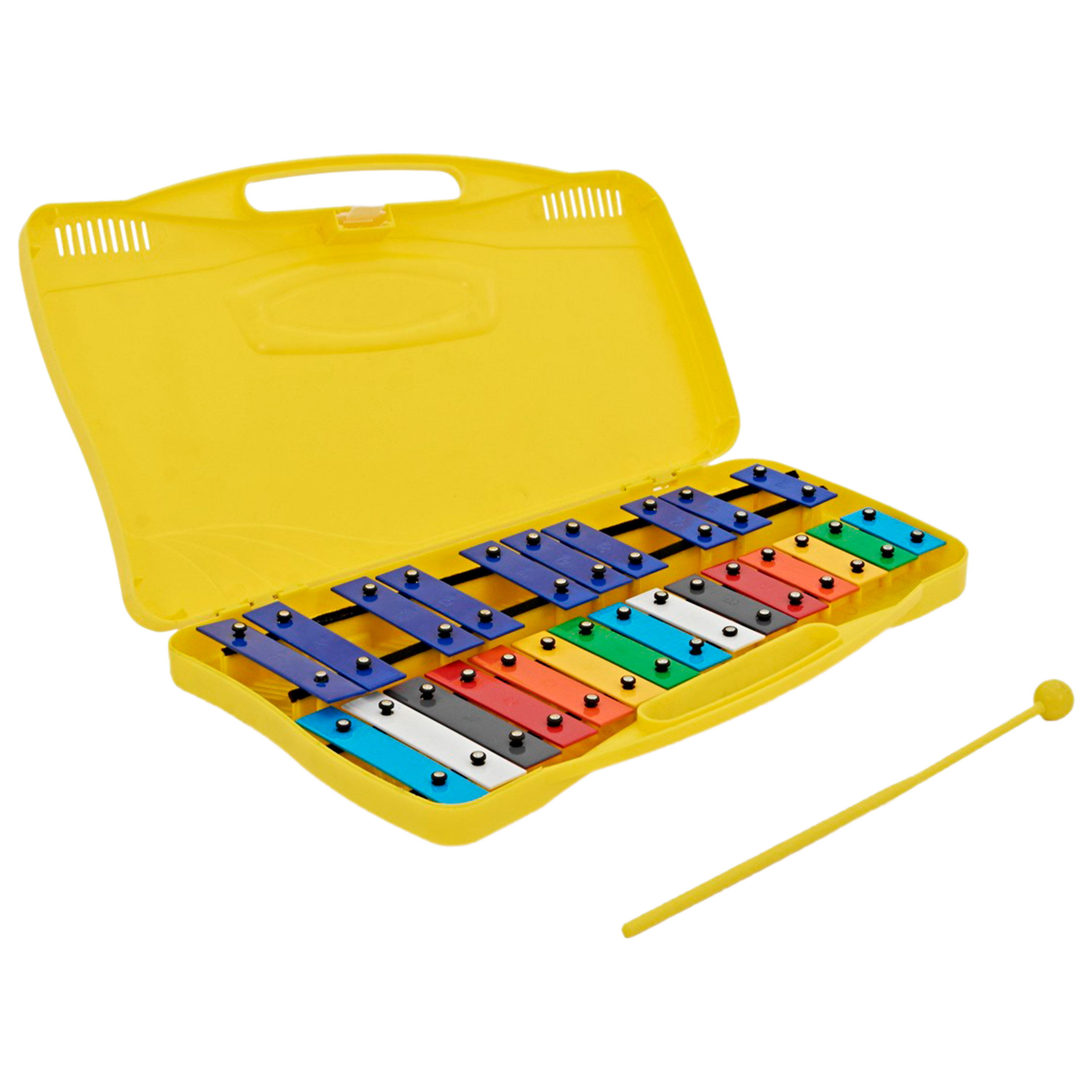 Gewa 847.002 Glockenspiel 25 lames Jaunes Eveil Musical