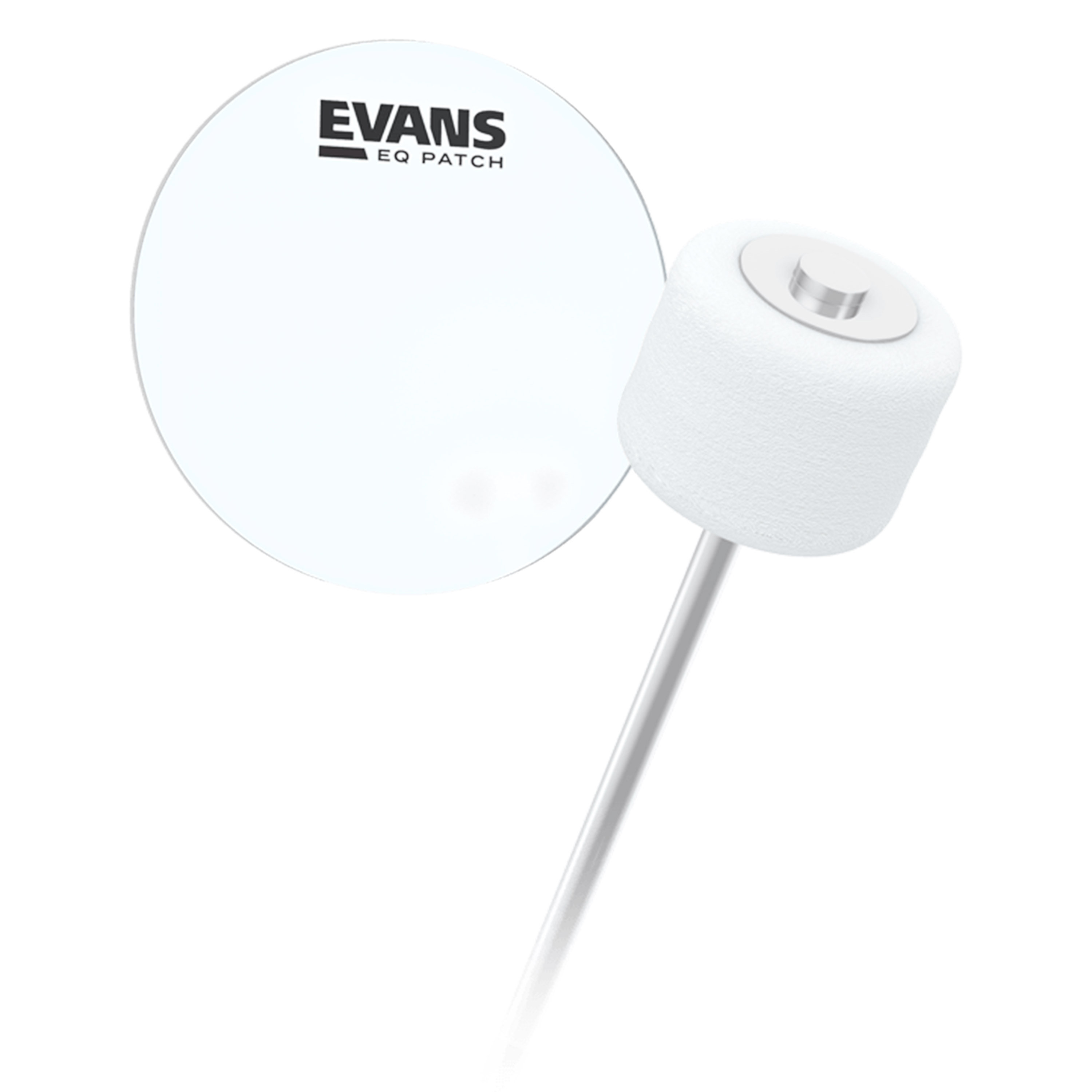EVANS EQ Single Pedal Patch Rinforzo In Plastica Trasparente - Foto 3