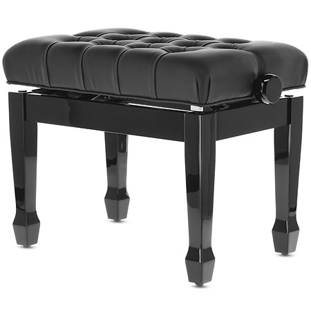 Banquette Piano Deluxe XL Noir brillant Gewa