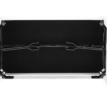 Gewa Banquette piano Deluxe blanc mat assise noir