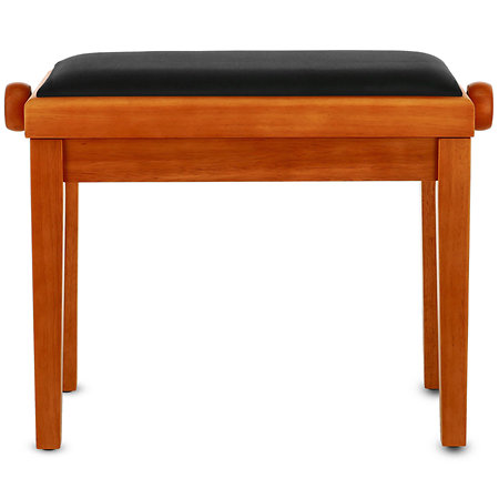 Banquette piano Deluxe érable mat assise noir Gewa
