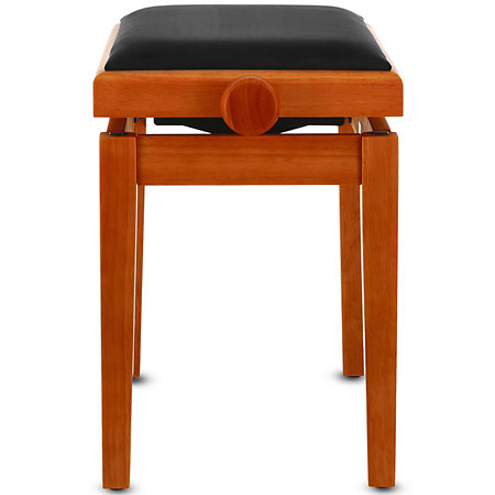 Banquette piano Deluxe érable mat assise noir Gewa