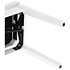 Banquette piano Deluxe blanc mat assise noir Gewa