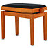 Banquette piano Deluxe érable mat assise noir Gewa