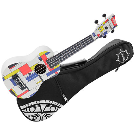 Gewa Manoa Artist Square White 1 + Housse