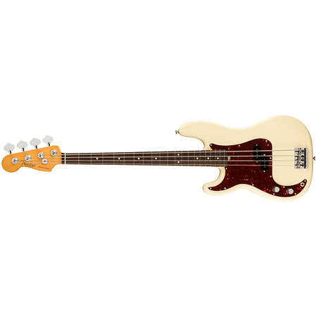 American Professional II Precision Bass LH RW Olympic White Fender