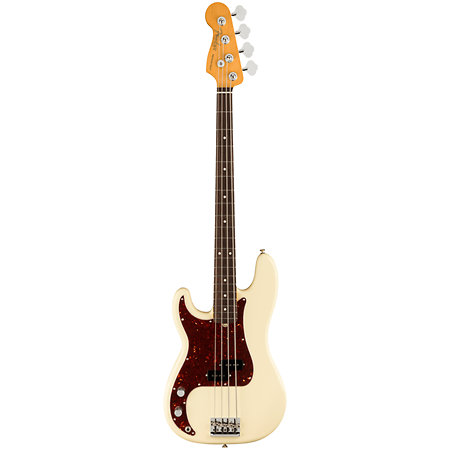American Professional II Precision Bass LH RW Olympic White Fender