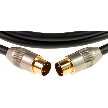 Klotz Câble MIDI Pro DIN 5 broches mâle/mâle, 1m