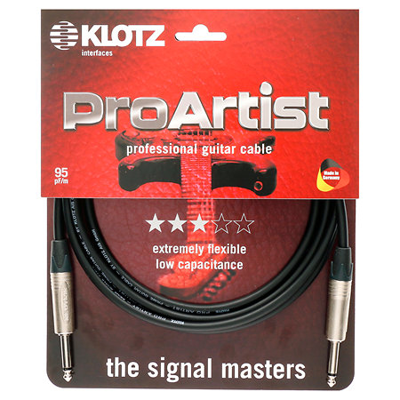 Câble PRO ARTIST Jack 6.35mm 4.5m Klotz