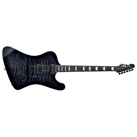 LTD PHX-1000 QM Deluxe Phoenix See Thru Black Sunburst
