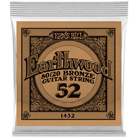 Ernie Ball 1452 Earthwood 80/20 Bronze 52 Lot de 6