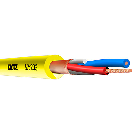 Klotz Câble M1 Pro XLR mâle/femelle jaune, 2m