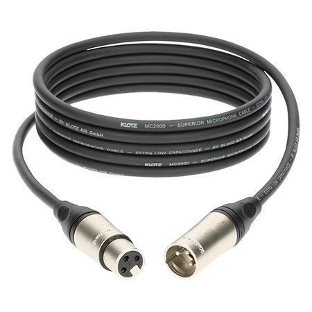 Klotz Câble M2 Pro XLR mâle/femelle, 2m