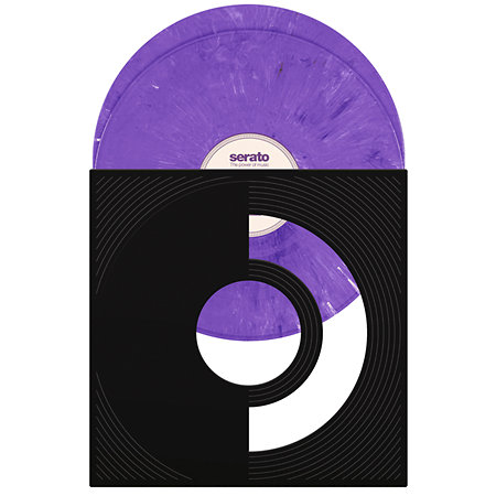 Vinyl 12'' Purple Serato X Rane (paire) Serato