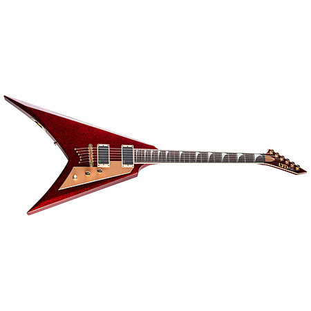 LTD KH-V 602 Red Sparkle Kirk Hammett + étui