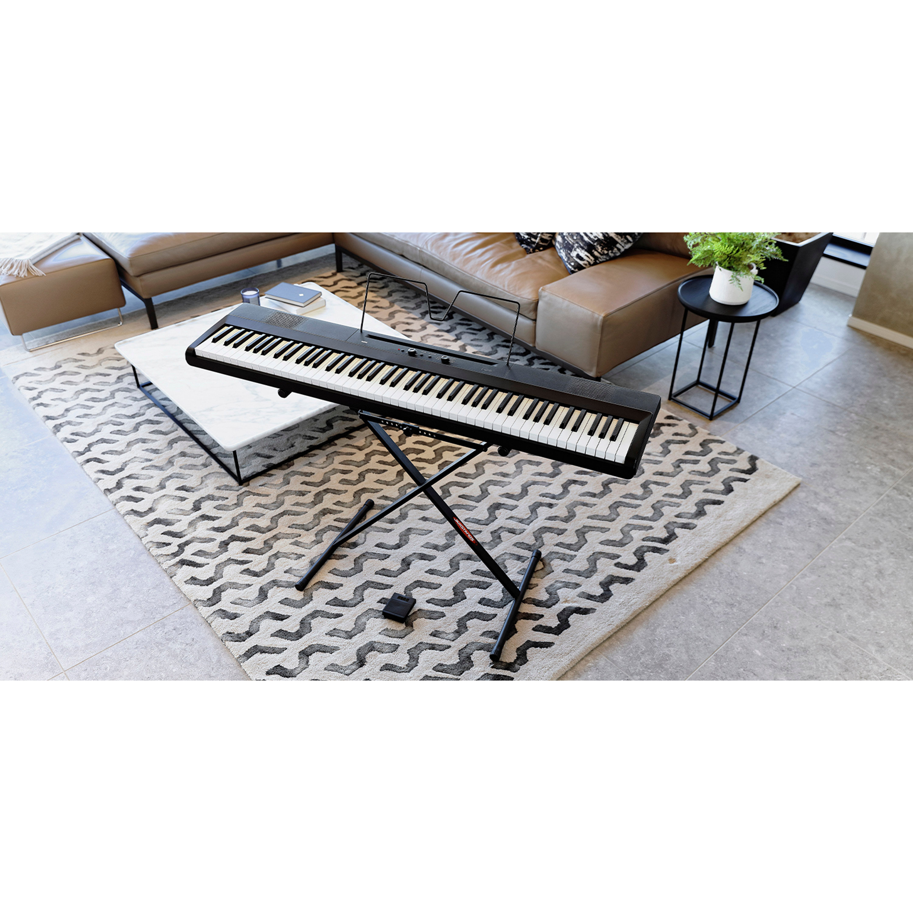 Piano Numérique KORG Liano L1 - 88 Touches - Noir - Léger Et Portable