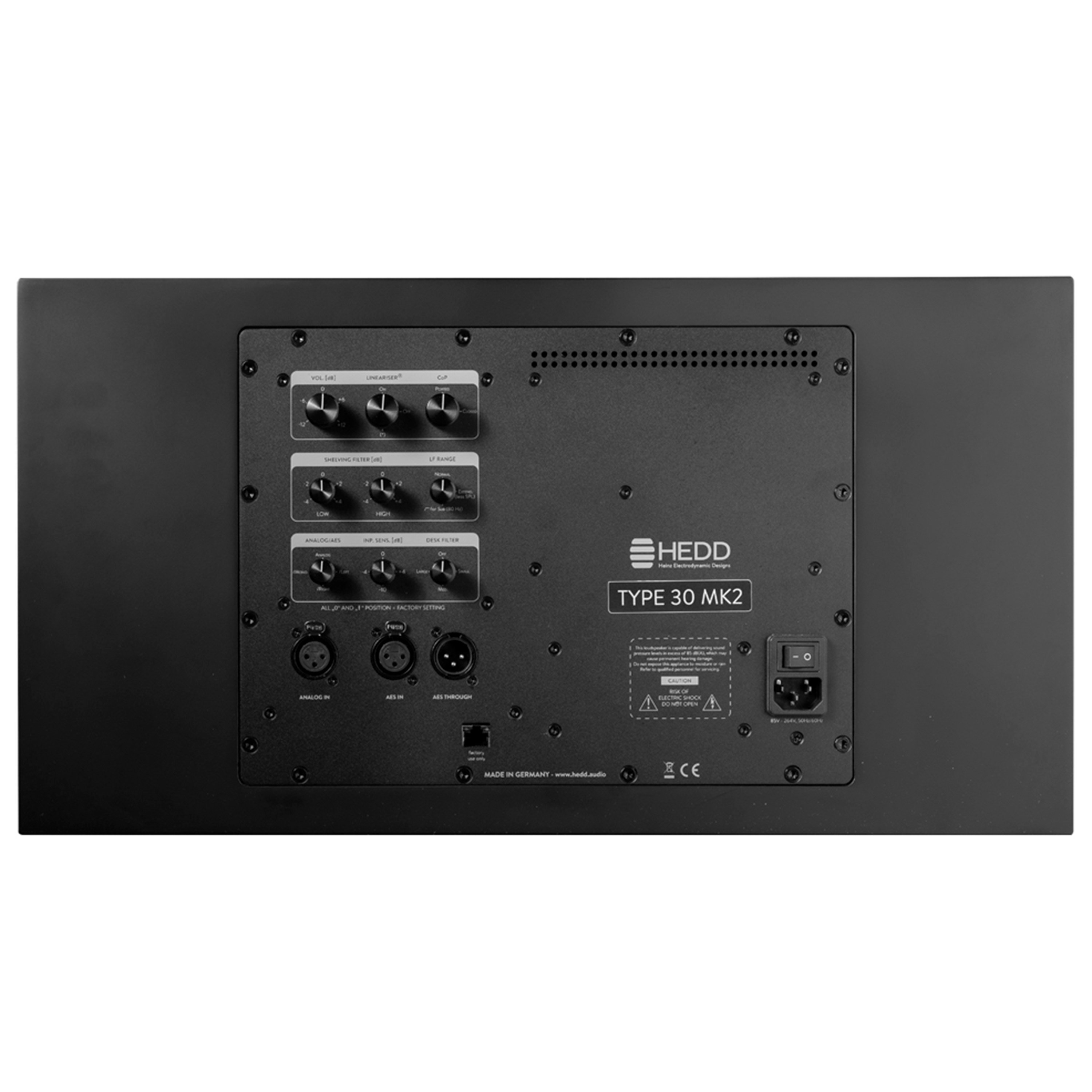 HEDD TYPE 30 MK2 Black (la pièce) - Studio Monitors SonoVente.com - en