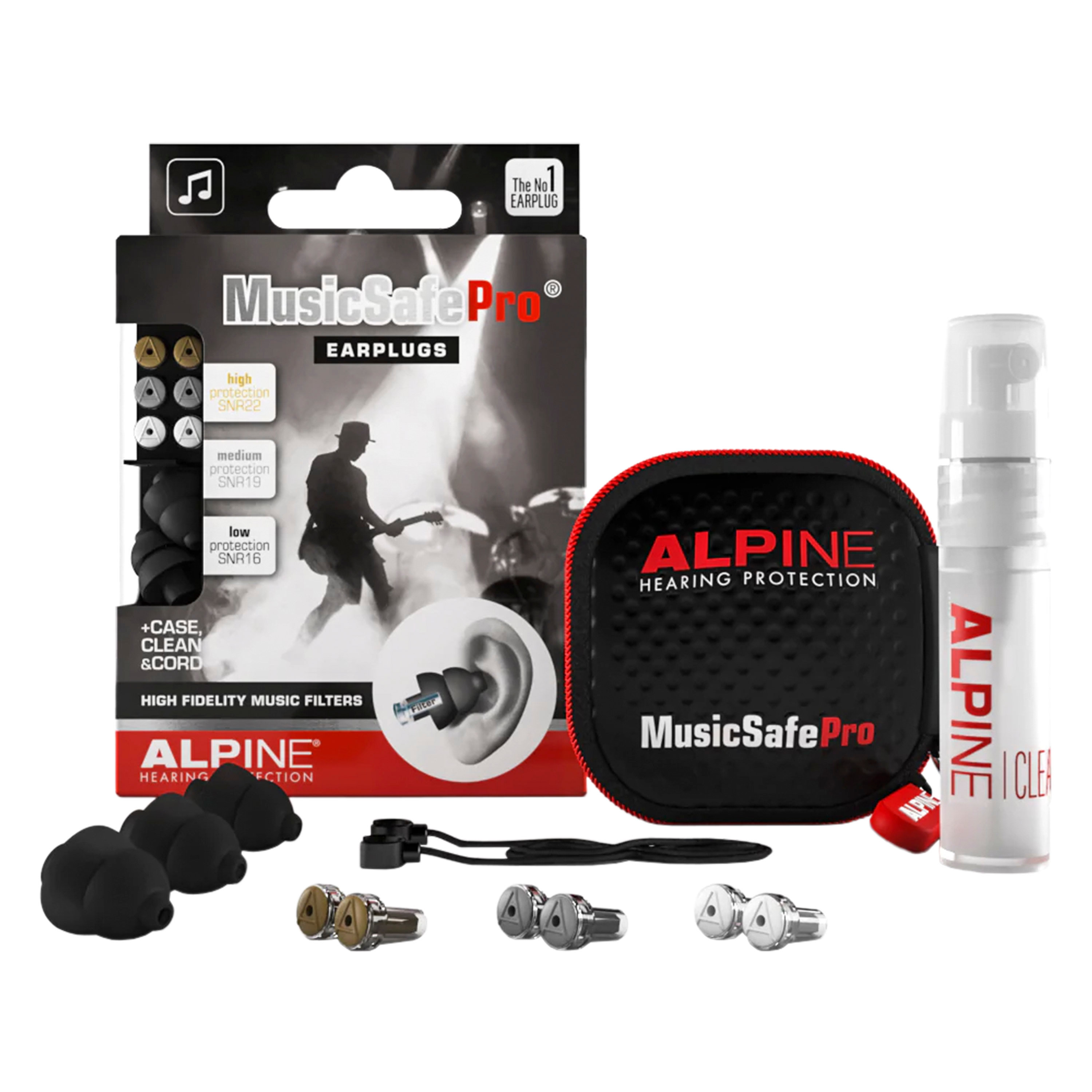 Alpine Music Safe Pro Transparent - Protections auditives SonoVente.com
