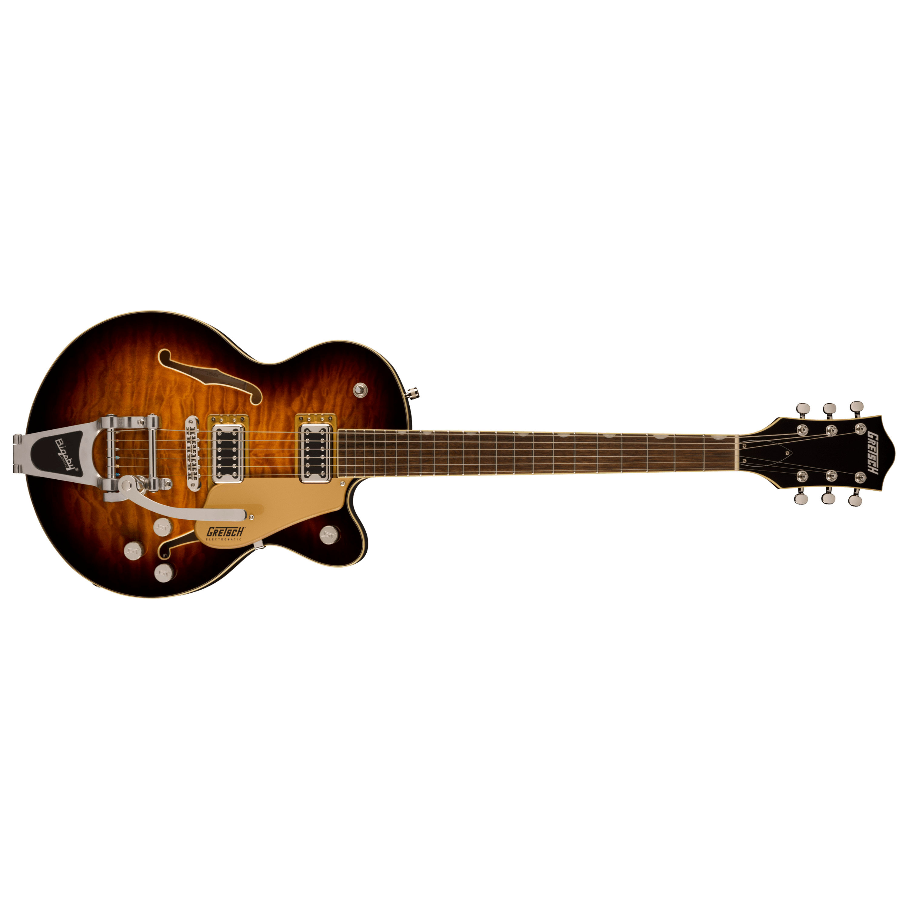 Gretsch Guitars G5655TQM Electromatic Sweet Tea Guitare forme LP